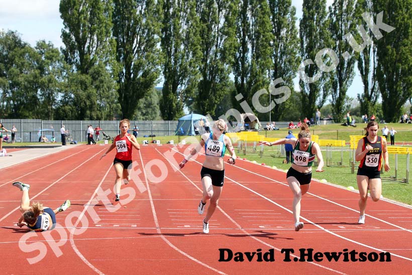 Under-20 womens 100 metres.